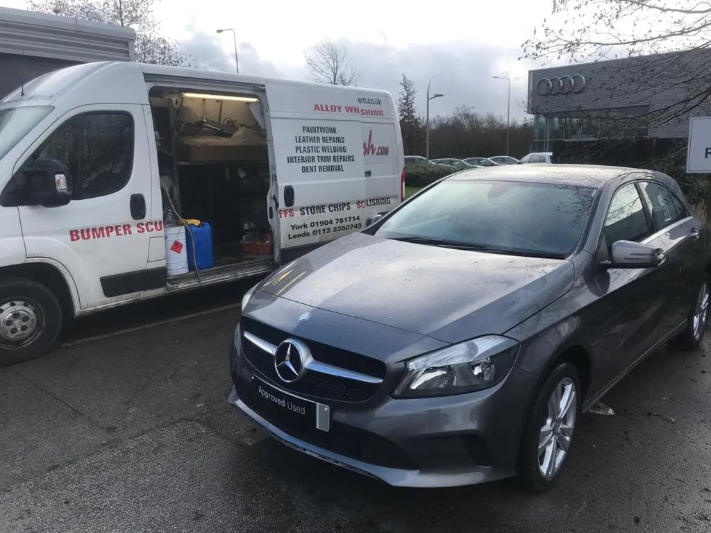 Direct Finish mobile repair van and refurbished Mercedes in Yorkshire